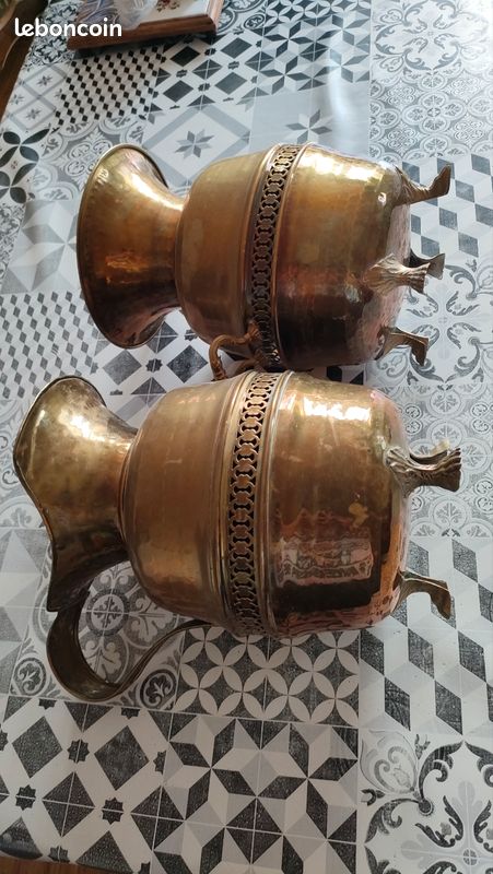 Lot de deux pots en cuivre (image 6)