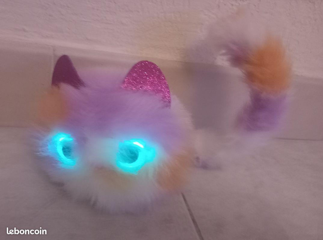 Peluche chat interactive Pomsies tricolor Jeux Jouets