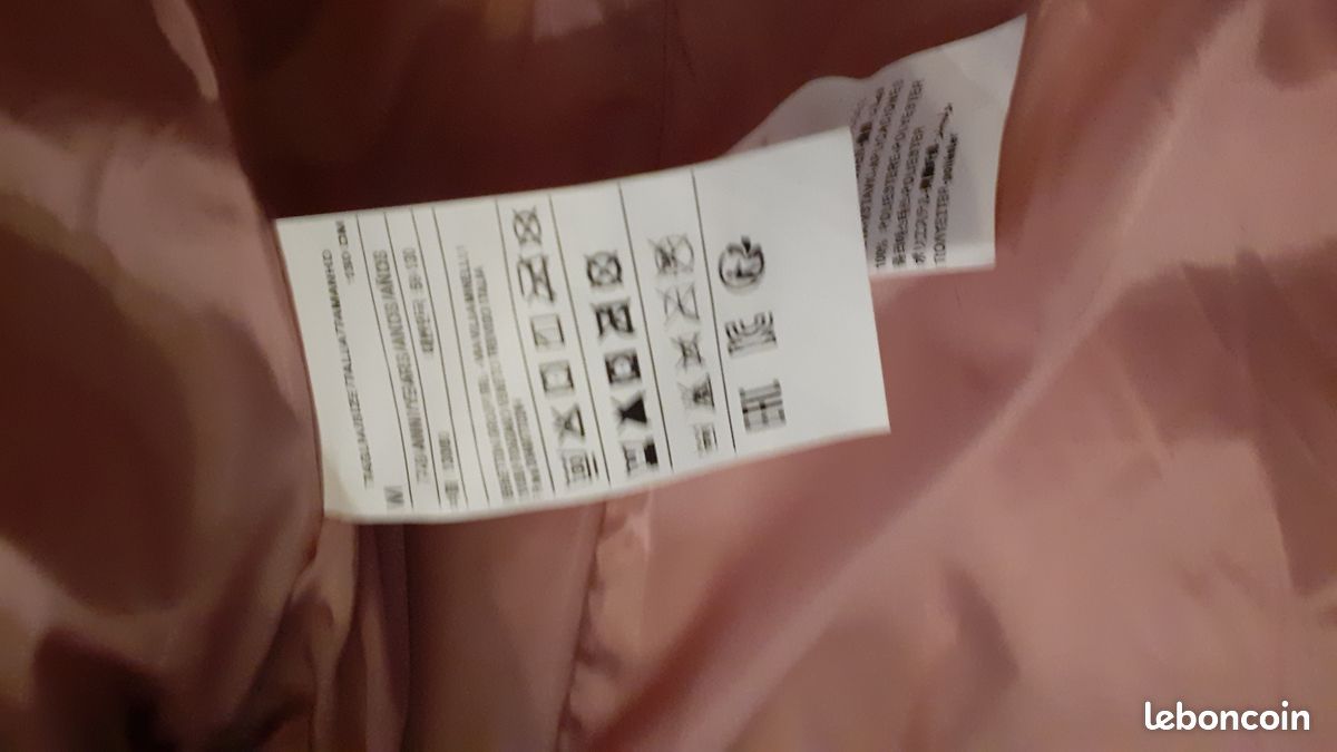 Doudoune benetton etat neuf fille 7/8 ans (image 1)