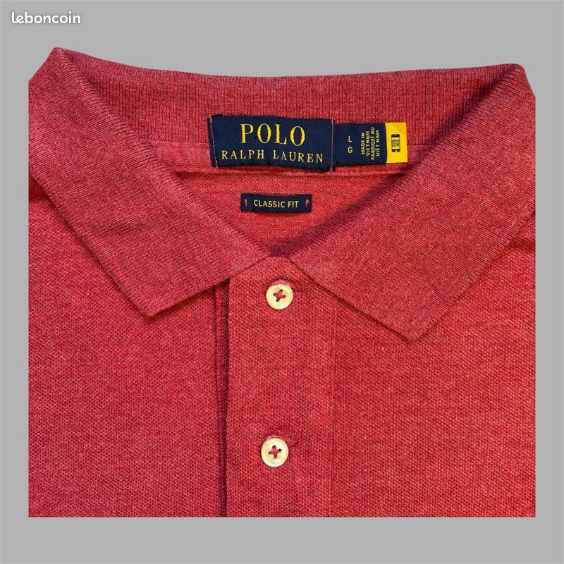 Polo ralph lauren Rouge - Taille S/M (image 3)
