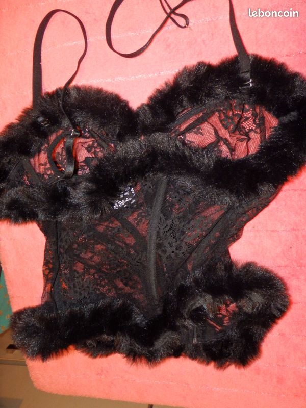 Bustier Corset Asymétrique Créatif Paris - Taille 40, Marron/beige, 4 Baleines