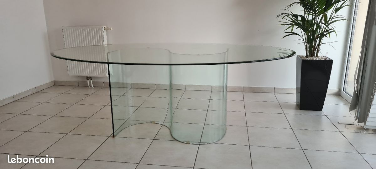 Table en verre de salle à manger (image 3)