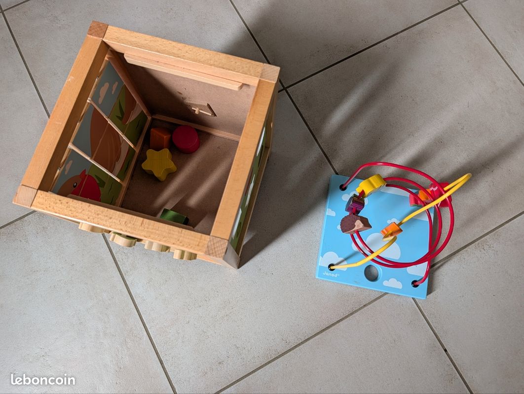 Cube multi-activites en bois - janod (image 6)