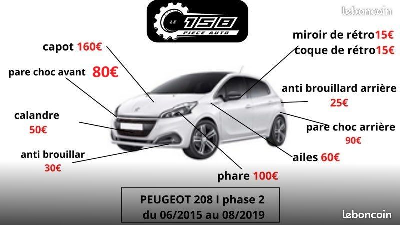 Peugeot 208 phase 2 du 06/2015 au 08/2019 (image 1)