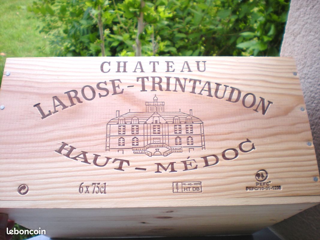 Caisses à vin, en bois - NEUVES - 8 euros pièce 0604409154 (image 1)