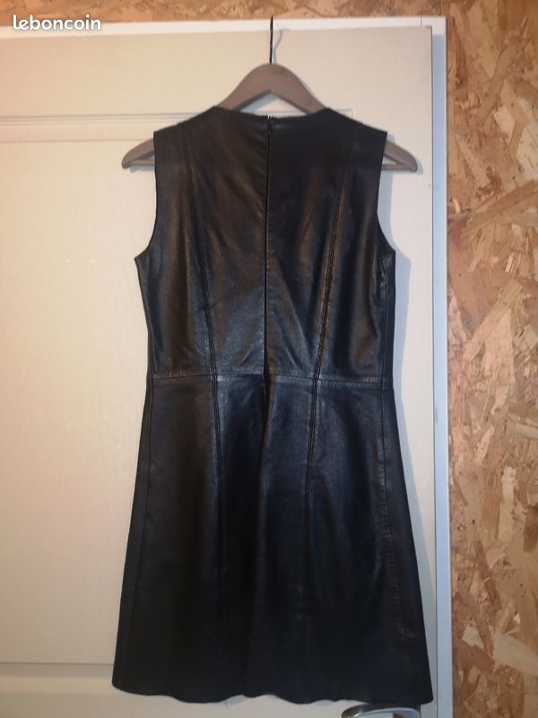 Robe cuir véritable T36 (image 2)