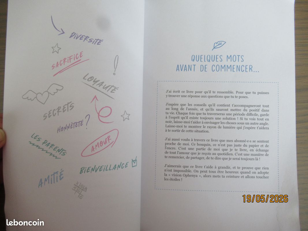 Livre pour Ados GARDE LE SOURIRE AVEC OPHENIA (image 3)
