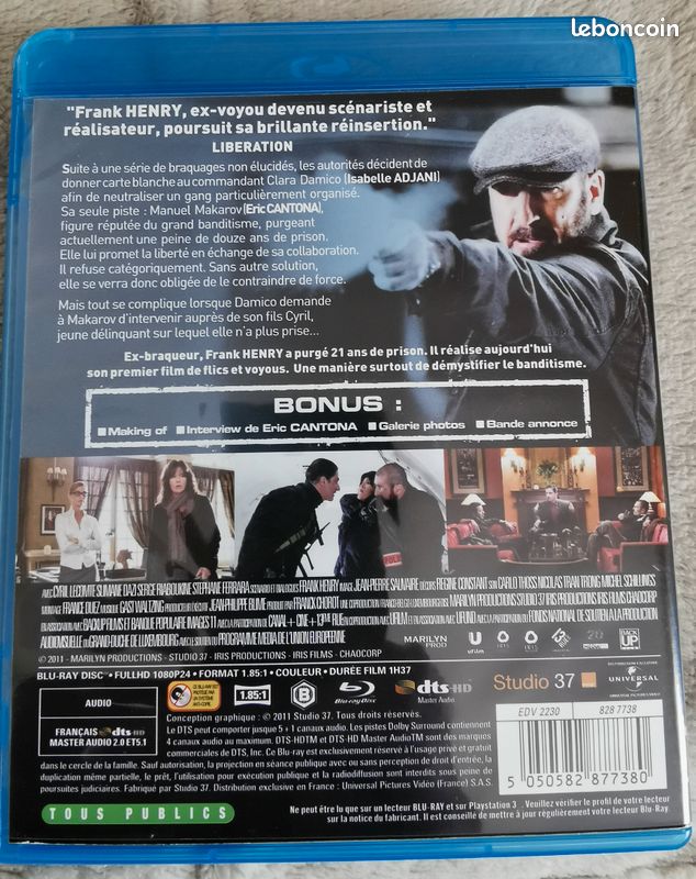 Blu ray de force ( avec Cantona) (image 2)