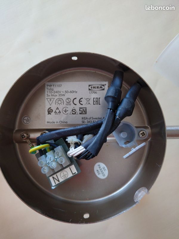Plafonnier 5 spots Ikea Tidig (image 6)