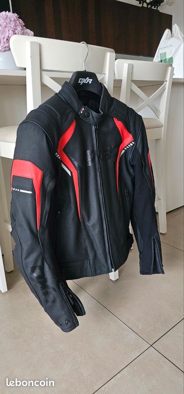 Blouson veste moto DXR tout cuir taille S 48 Équipement moto