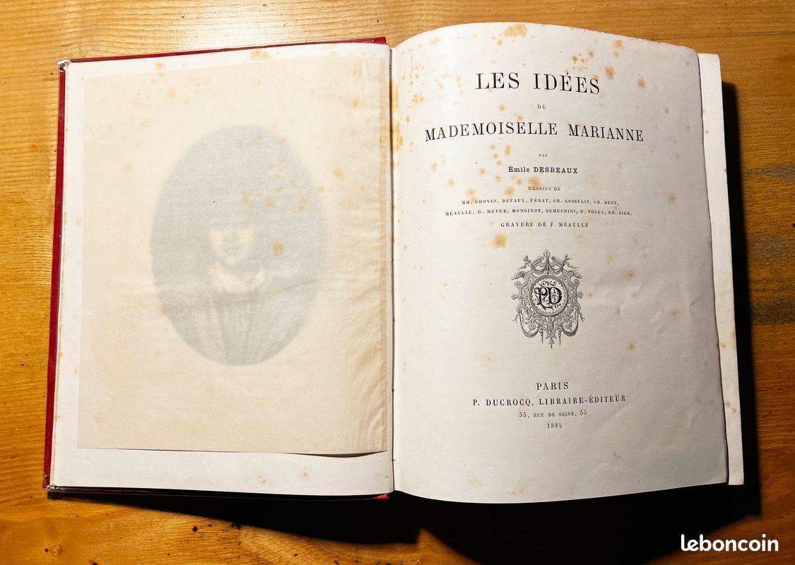 Livre - Les idées de Mlle Marianne de Emile Desbeaux (image 3)