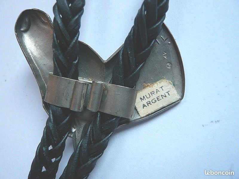 Bolotie Tête de cheval Country West Argent (image 3)