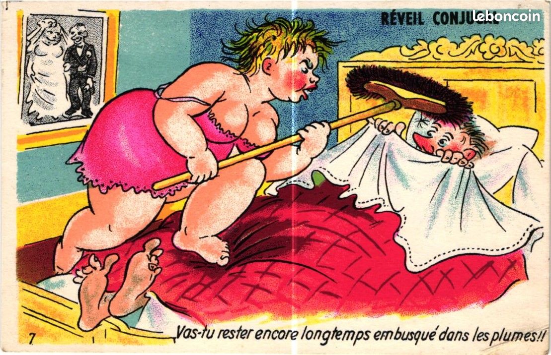 Réveil conjugal .. Trait blanc pas sur l'original (image 1)