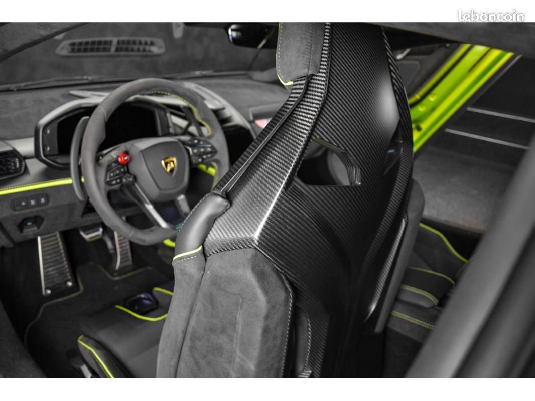 Lamborghini revuelto AD PERSONAM - VERDE CITREA / ROSSO MARS TVA 6.5 V12 1.015CH Baquets (image 11)