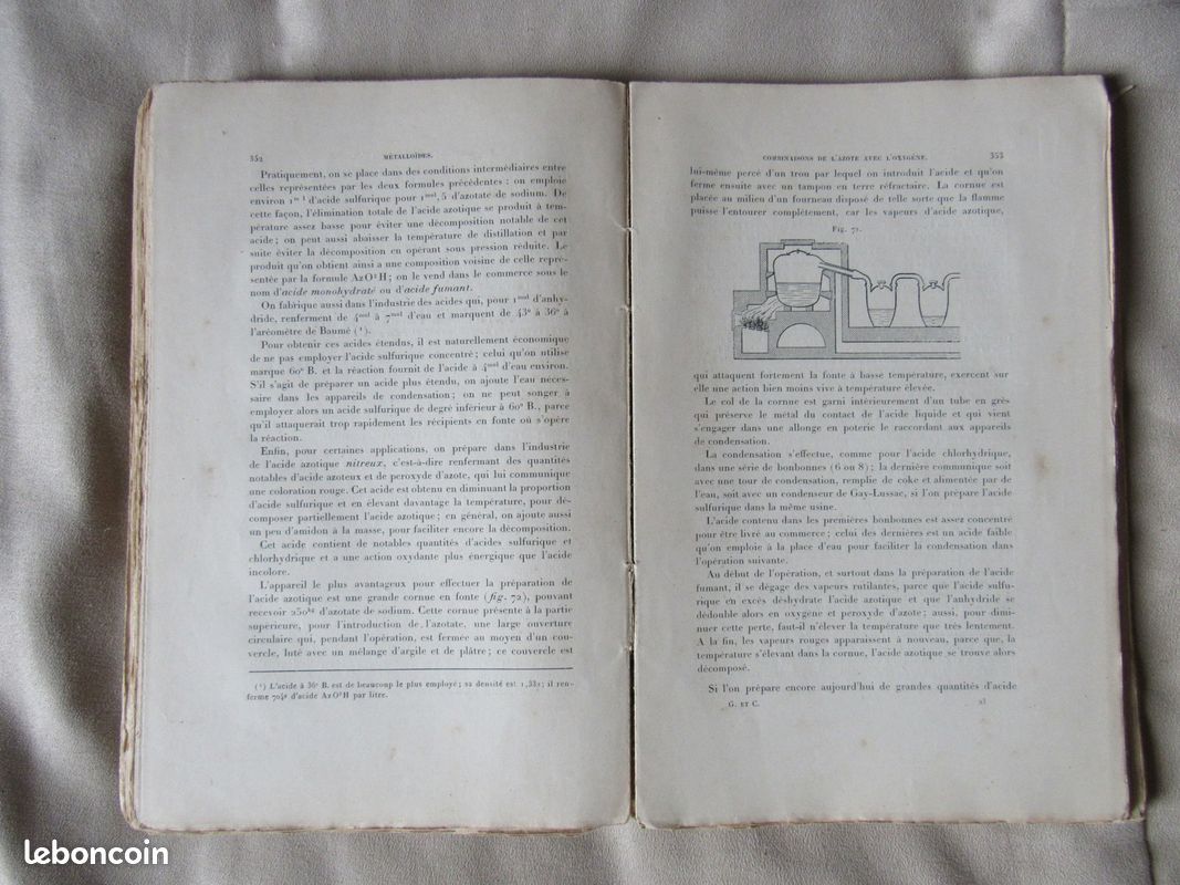 Livre ancien Leçon de chimie Henri Gautier et Georges Charpy 1919 (image 7)