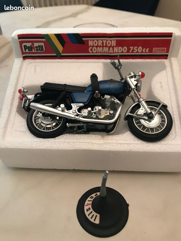 Moto norton commando 750 cc polistill 1/15 (image 1)
