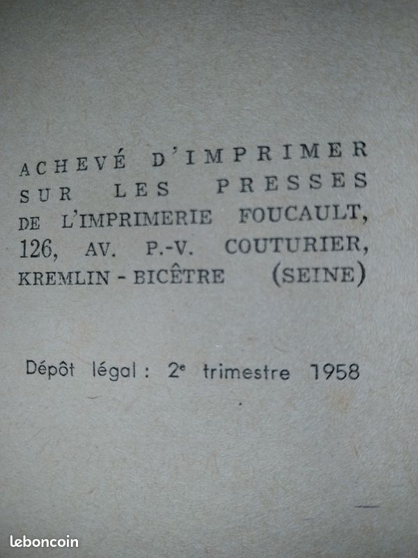Livre"La Bête et le Venin" 1958 (image 4)