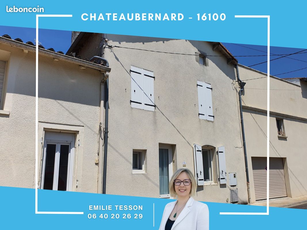 Maison 3 pièces 57 m² · à Châteaubernard · 57 m² · 570 €/mois
