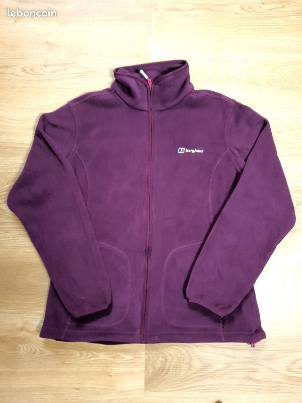 Sweat à Capuche Polaire Berghaus Pour Femme – Taille 12 – Violet – Très Bon état