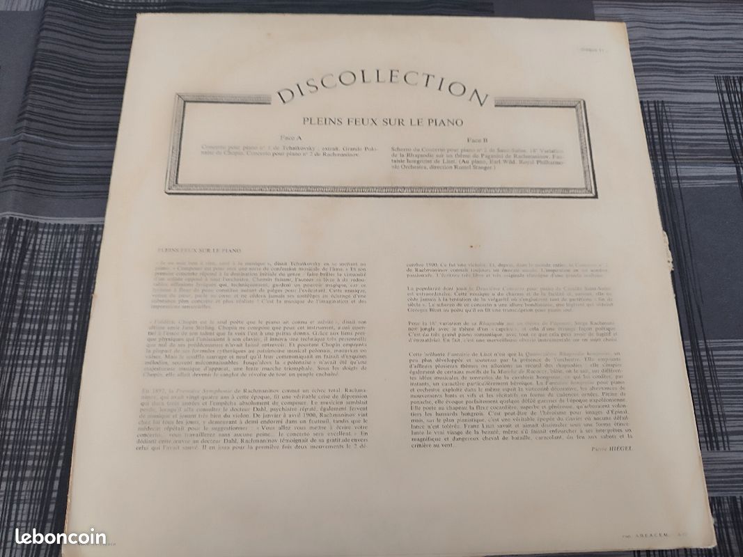 Vinyl Discollection "Pleins feux sur le piano" (image 3)