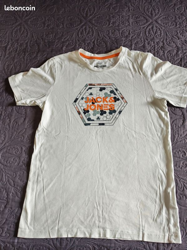 T-shirt manches courtes Jack & Jones 14 ans (image 1)