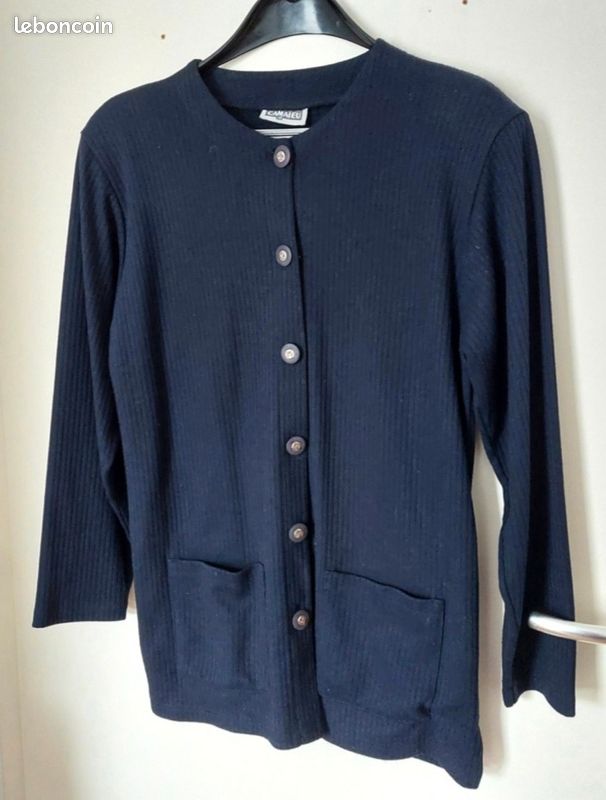 Veste femme T 40 marine (image 5)