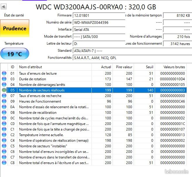 HDD 300Go (image 2)