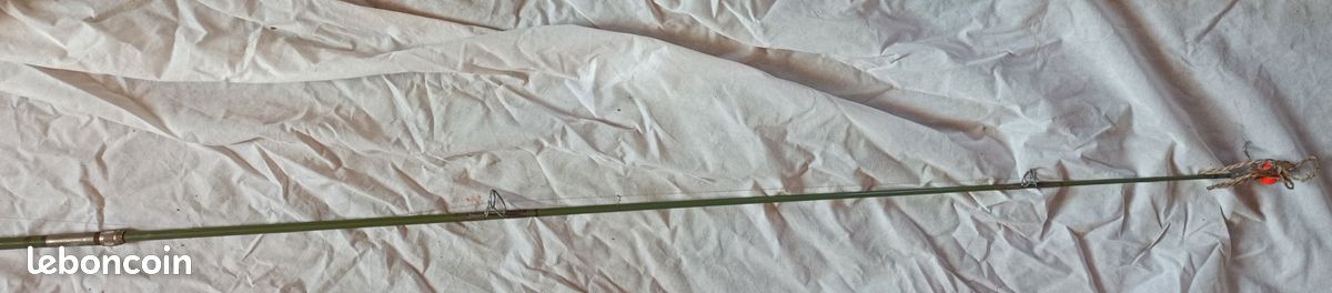 ANCIENNE CANNE À pêche en bambou avec système canne de marche 91.5 Cm EUR 90,00 - FR
