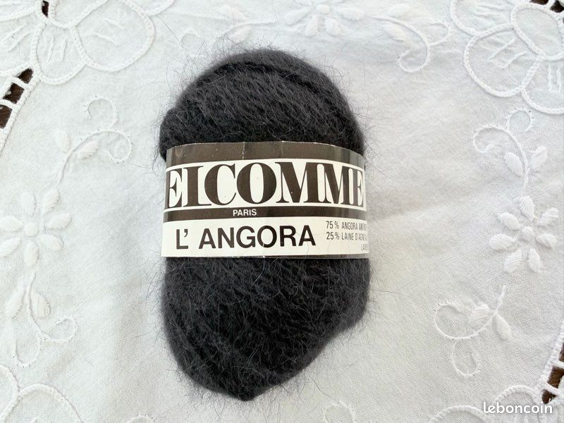 Pelotes de laine Welcomme :Angora 75% et 25% laine d agneau (image 3)