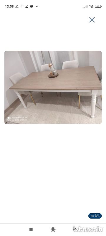 Table cottage en bois neuf (image 5)