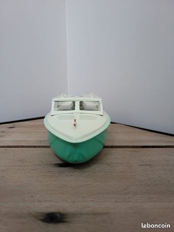 Vieux Bateau Mécanique Pour Bassin CLIM Réf 408 – Jouet Ancien NEUF En Boîte, Fabriqué En RDA
