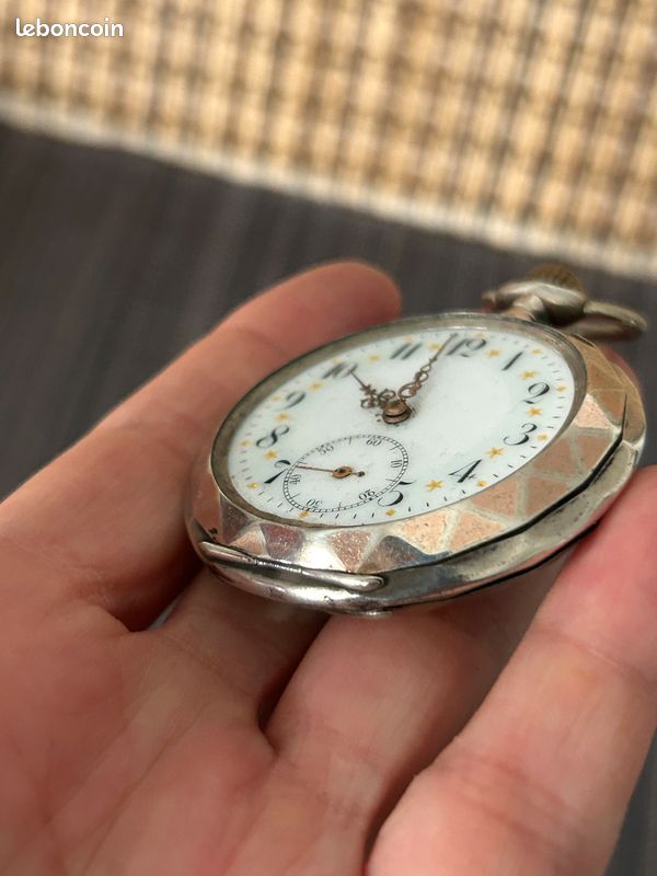 Montre Gousset argent fonctionnelle - Montres & Bijoux