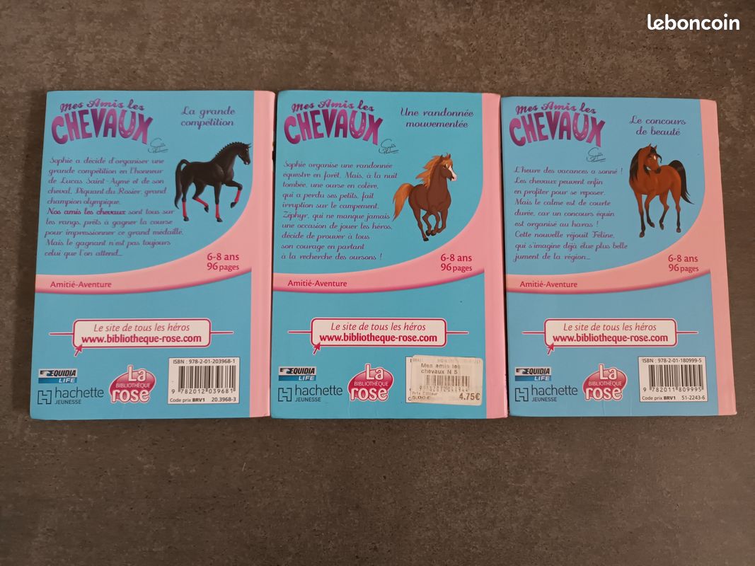 Lot de 4 livres jeunesse. Mes amis les chevaux. Lolirock (image 3)