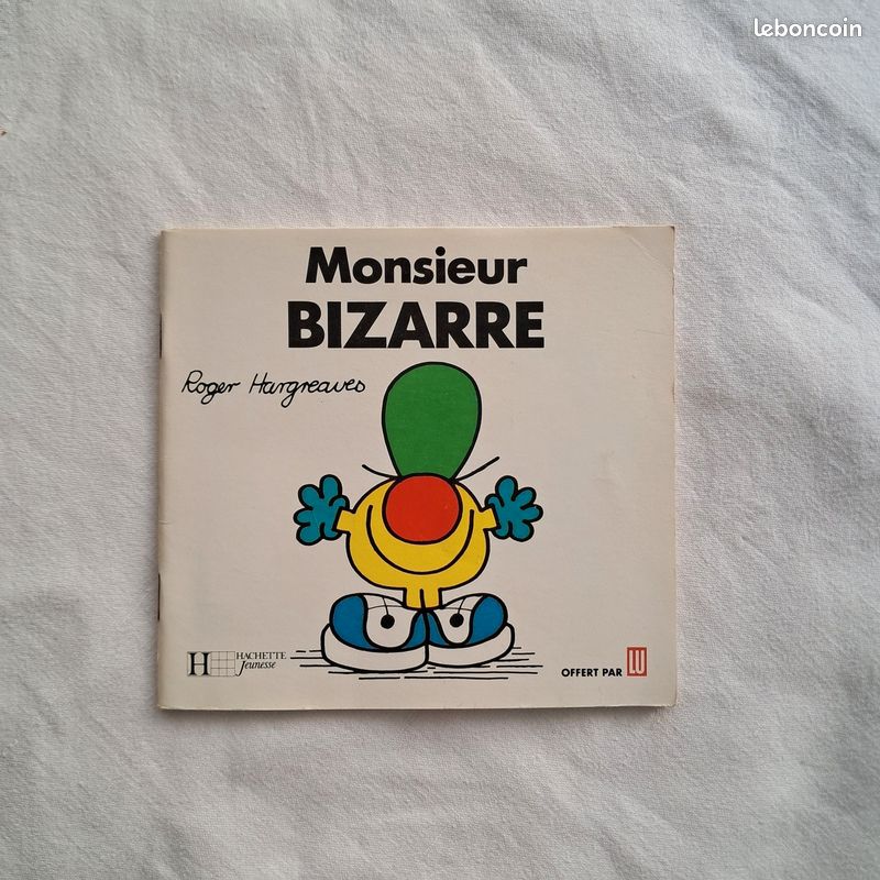 Livre Monsieur Bizarre Hachette 1991 Roger Hargreaves Collection LU (image 1)