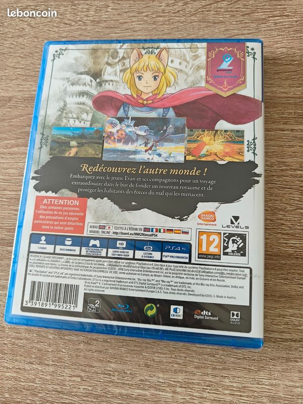 Ni no Kuni 2 neuf sous blister PS4 (image 2)