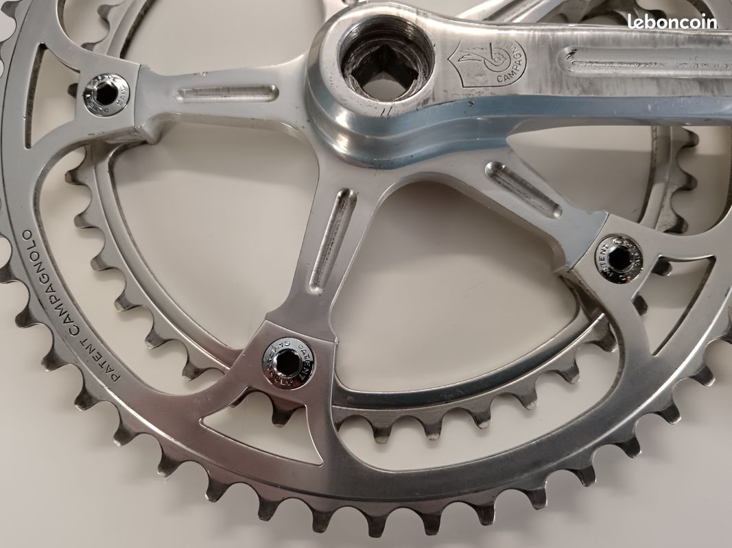Bras De Manivelle Campagnolo Strada 1973 – 170 Mm – Aluminium Argenté – Occasion