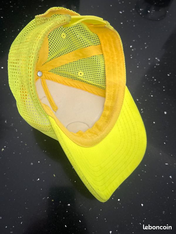 Casquette Enfant Jaune Fluo Baseball Gwyz – Taille 7-11 Ans, Style NY Tendance Garçon Fille