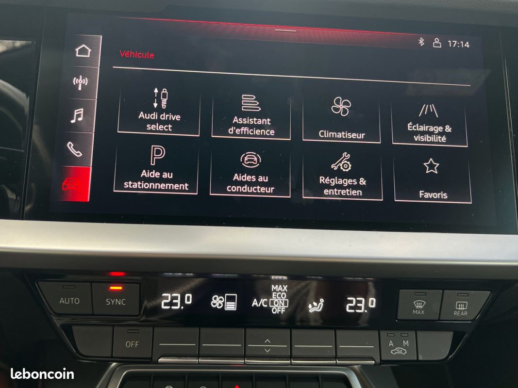 AUDI A3 SPORTBACK 2.0 TDI 116CH S-Tronic 7 Design Caméra Carplay Garantie 12 mois (image 20)