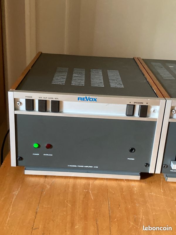 Revox A720 amplificateur + préamplificateur REVOX A722 avec tubes Nixies / LIVRASON OFFERTE (image 18)