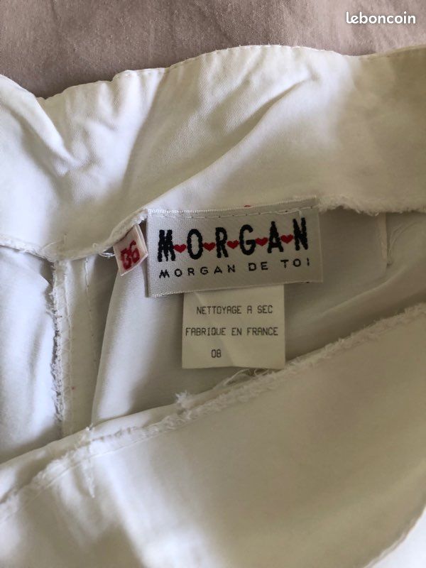 Pantalon blanc femme Morgan taille 36 (image 2)