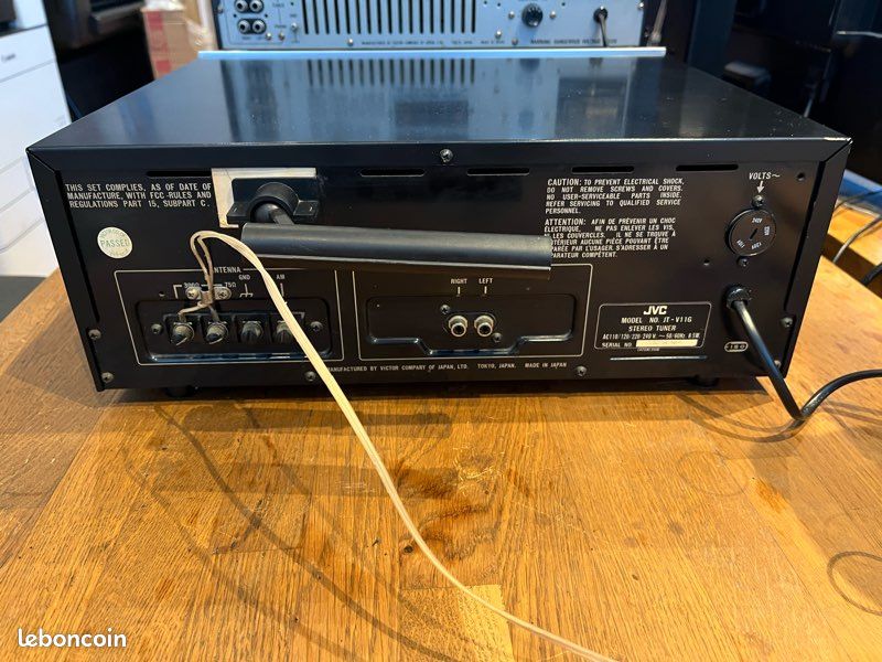 Tuner JVC JT-V11 - Photo, audio & vidéo