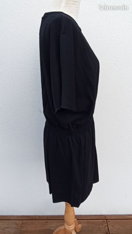 Robe Fille Desigual Port Louis Noir et motifs couleur 18WGVK24 - Taille