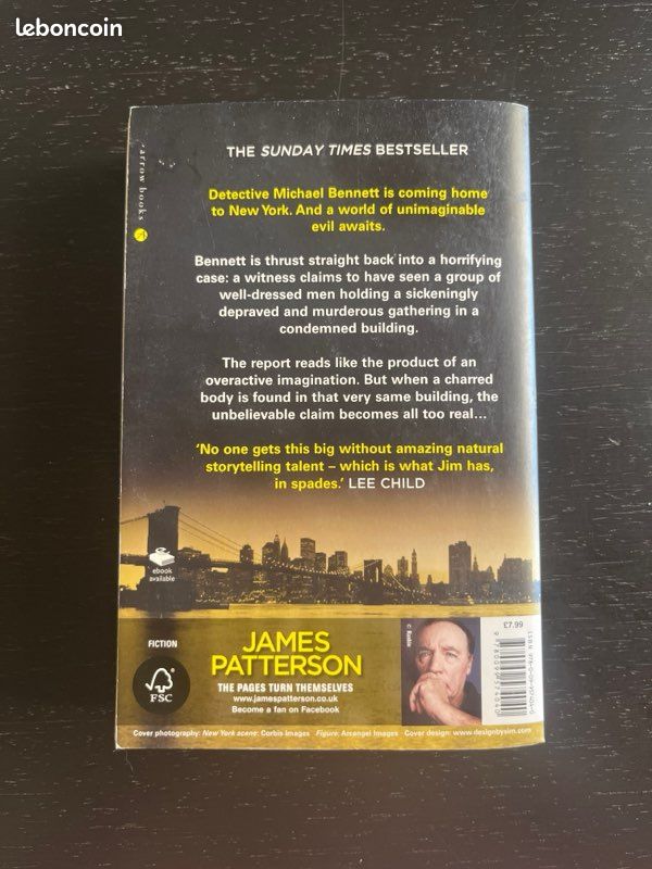 Livre anglais VO : Burn - James Patterson (Thriller) (image 2)