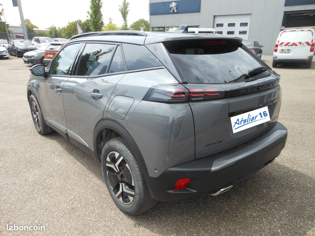 Peugeot 2008 allure 145 Ch BVA gris selenium avec pack NAV/VISION & DRIVE ASSIST + (garantie constructeur) (image 3)