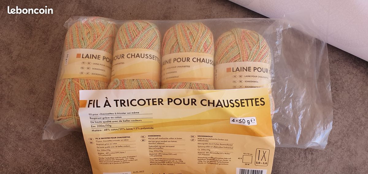 Laine à tricoter pour chaussettes (image 2)