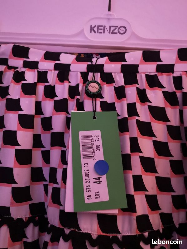 Jupe Kenzo imprimé rétro (image 2)