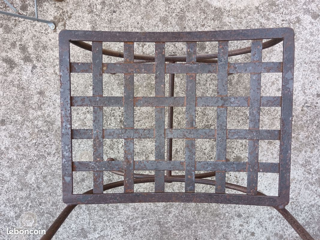 Chaises fer forgé (image 2)