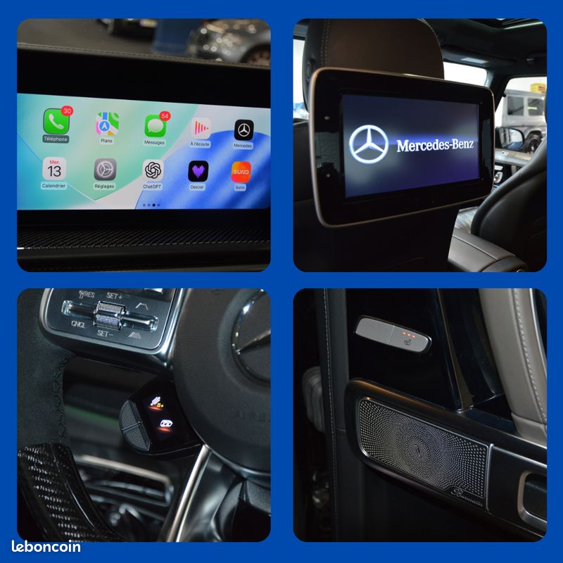 MERCEDES CLASSE G IV 63 AMG V8 585 EDITION LIMITEE STRONGER THAN TIME-35.980km-1ère Main-Origine France-Burmester-Sièges AMG Chauffants/Ventilés/Massants-Pack Carbone-CarPlay-Etat Neuf-Rare (image 15)