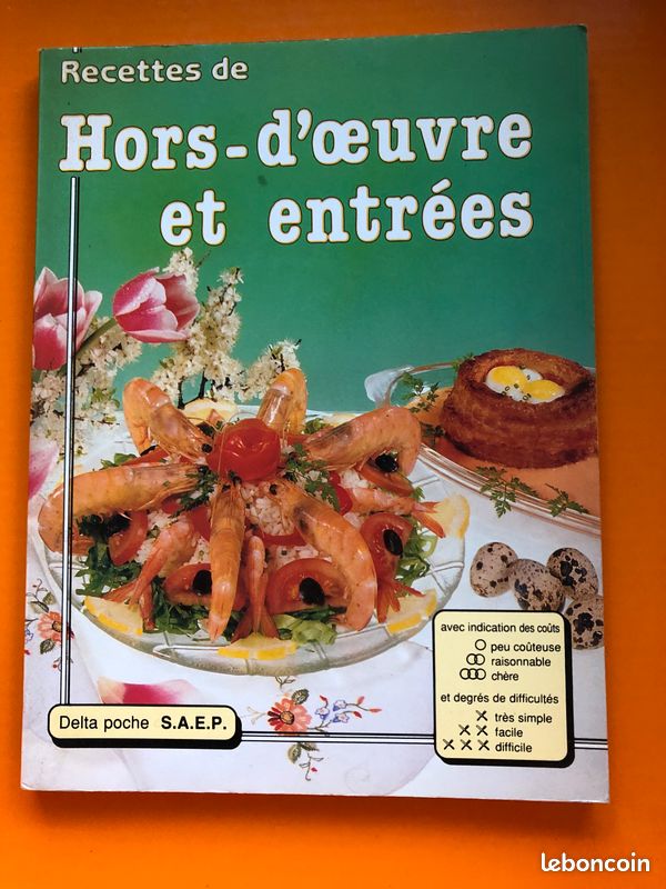 Livre de cuisine "Hors D'oeuvre et entrées" (image 1)