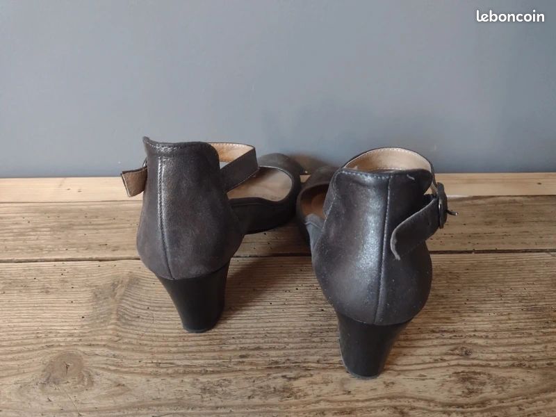 Chaussures femme 37 taupe Bocage (image 3)